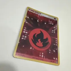 Pokemon Fire Energy 104/108 Rare EX Power Keepers 2007 Reverse Holo Card MP - Image 2