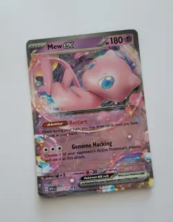 Pokemon Mew EX 151/165 Holo Pokemon 151 TCG Double Rare English 2023 Card ENG - Image 1