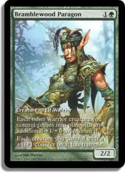Bramblewood Paragon (Extended Art) Unique & Misc Promos Magic mtg Heavy Play - Image 1