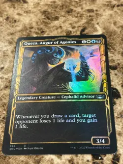 QUEZA, AUGUR OF AGONIES Magic MTG Streets of New Capenna Showcase Foil - Image 1