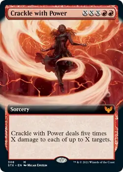 Crackle with Power (Extended Art) Strixhaven: School of Mages Regular for sale online - Image 3