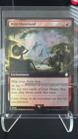 Magic MTG: Wild Wasteland (Extended Art) - Universes Beyond: Fallout (PIP) FOIL - Image 1