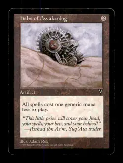 MTG Helm of Awakening LP Light Play Visions [3316] - Image 1