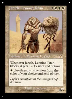 Jareth, Leonine Titan Onslaught Magic the Gathering MTG Lightly played - Image 1