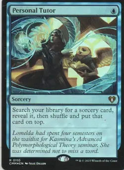 MTG: Commander Masters: Foil Personal Tutor: Lightly Played Condition - Image 1