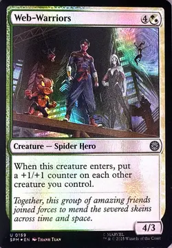 Web-Warriors Foil U Marvel's Spider-Man 159 NM - Image 1