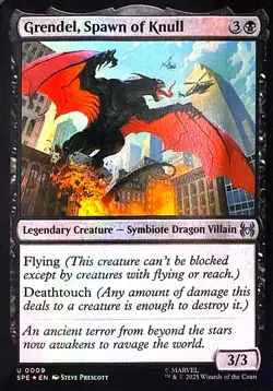 Grendel, Spawn of Knull Foil U Marvel's Spider-Man: Eternal-Legal 9 NM - Image 1