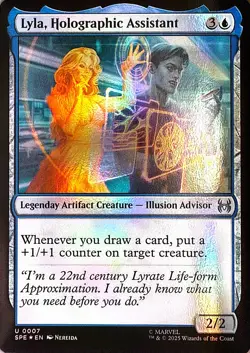 Lyla, Holographic Assistant Foil U Marvel's Spider-Man: Eternal-Legal 7 NM - Image 1