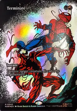 Terminate (Borderless) Foil M Marvel Universe Eternal-Legal 40 NM - Image 1