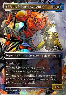 SP//dr, Piloted by Peni (Borderless) Foil U Marvel's Spider-Man 199 NM - Image 1