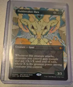 MTG Pathbreaker Ibex (Borderless) Special Guests Regular #0091 - Image 1