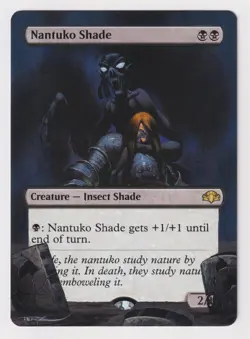 Altered Nantuko Shade HP WOTC MTG Magic Hand Painted Unique Extended Art Tentz! - Image 1