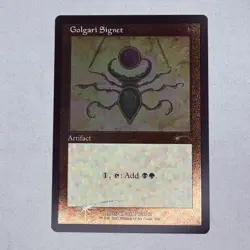 SLD Golgari Signet (Foil Etched) Secret Lair Drop Foil MTG NM - Image 1