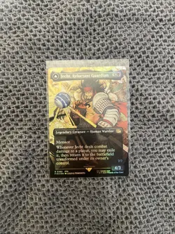 Jecht, Reluctant Guardian (Borderless) (Foil) - MTG Final Fantasy - Image 1
