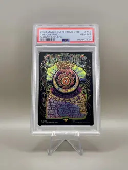 The One Ring (Borderless Poster)Foil #748 MTG:Lord Of The Rings (PSA 10 ?? Mint) - Image 1