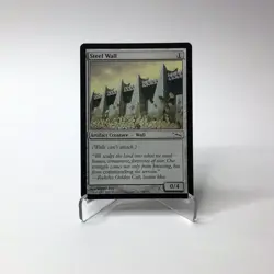 Magic: The Gathering Steel Wall MTG Mirrodin 1993-2003 LP - Image 1