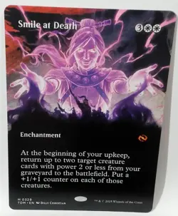 Smile at Death (Borderless) Tarkir: Dragonstorm Regular 0329 NM/M - Image 1