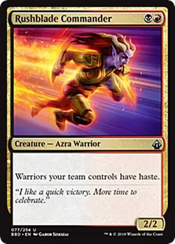 RUSHBLADE COMMANDER ~mtg NM Battlebond Unc x4 - Image 1