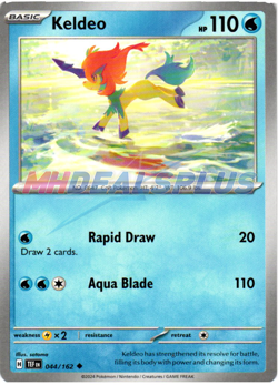 NM Pokemon Temporal Forces Keldeo 044 - Image 1