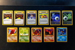 Lot of 11 Vintage Pokemon Rocket Cards - Common/Uncommon/Trainers - Image 1