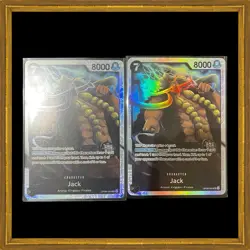One Piece Card Game Jack OP08-084 SR English Playset X2 ! TWO LEGENDS OP TCG - Image 1