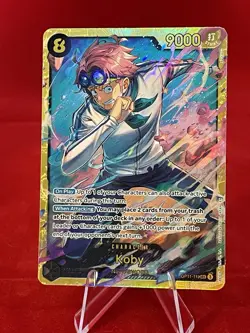 Koby - One Piece #OP11-119 SEC A Fist of Divine Speed Card Game English NM - Image 3
