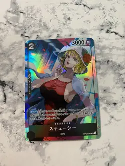 Stussy Pirate One Piece Alt Art ACG Goddess Doujin Waifu Fan Holo Anime Spy Card - Image 1