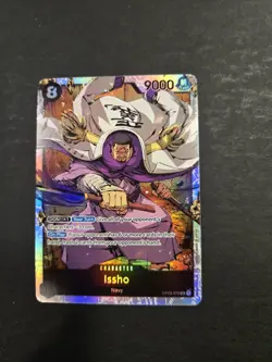 Issho OP03-078 SR Holo One Piece Card Game Pillars of Strength - English NM - Image 1