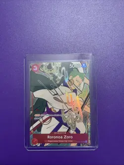 Roronoa Zoro OP01-025 English Version 1st Anniversary Set Promo One Piece Card - Image 1