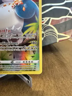 Pokemon TCG Snorlax Lost Origin Trainer Gallery Holo Ultra Rare Card TG10/TG30 - Image 5