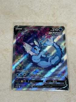 Vaporeon V & VMAX SWSH181 & SWSH182 Sword & Shield Promo Cards - Image 3