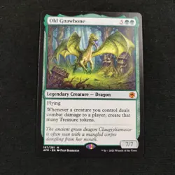 Old Gnawbone: Adventures in the Forgotten Realms Mtg Rare TCG Card Near Mint - Image 1