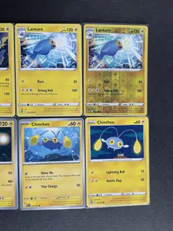 Lanturn (x4/1 RevHOLO) + Chinchou (x2) 6-card mixed Pokemon lot - PWE - Image 4