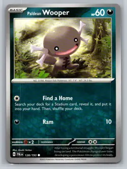 Paldean Wooper #128/193 SV02: Paldea Evolved Common - Pokemon Cards F49 - Image 1