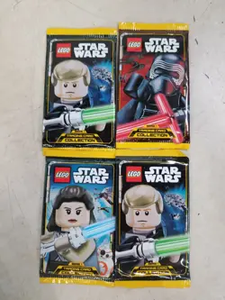 Lot of 4 - LEGO Star Wars - Series 1 Trading Cards Sealed Packs - Image 1