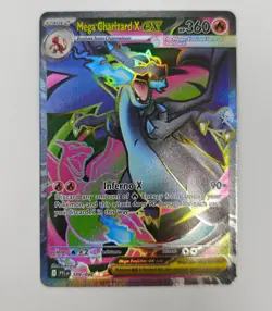 Mega Charizard X ex 109/094 UR ME02: Phantasmal Flames (PFL) - NM-M Pokemon Card - Image 1