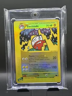 Electrode 36/144 Reverse Holo Skyridge Pokemon Card Played - Image 1