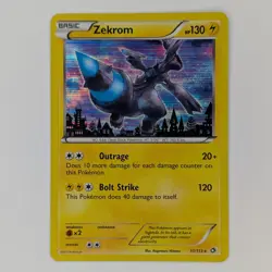 Zekrom 51/113 Holo Legendary Treasures LP Pokemon TCG Card - Image 1