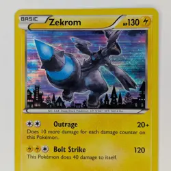 Zekrom 51/113 Holo Legendary Treasures LP Pokemon TCG Card - Image 2