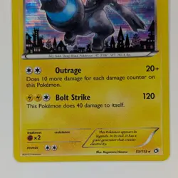Zekrom 51/113 Holo Legendary Treasures LP Pokemon TCG Card - Image 3