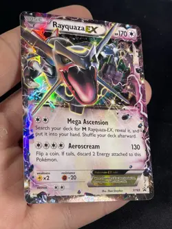 Pokemon TCG Rayquaza EX Shiny Black Star Promo Card XY69 - Image 3