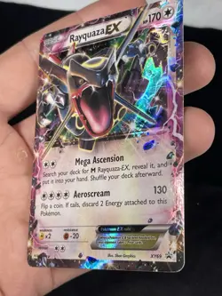 Pokemon TCG Rayquaza EX Shiny Black Star Promo Card XY69 - Image 4