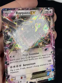 Pokemon TCG Rayquaza EX Shiny Black Star Promo Card XY69 - Image 5