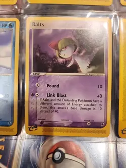 Pokemon TCG E-Series Lot (9 Cards) Umbreon, Ralts, Weezing, Grovyle - Near Mint - Image 4