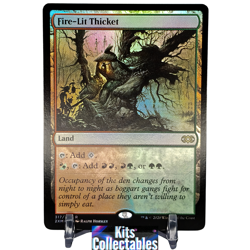 MTG - Fire Lit Thicket - Foil Rare - Double Masters - #317/332 NM - Image 1