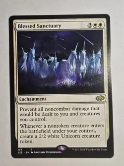 Blessed Sanctuary R Jumpstart 2022 157 NM Magic The Gathering - Image 1