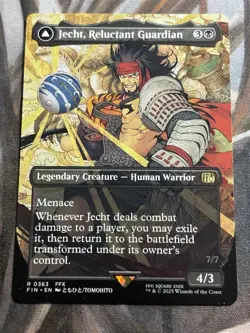 MTG - 1x Jecht, Reluctant Guardian - Borderless / Final Fantasy NM - Image 1