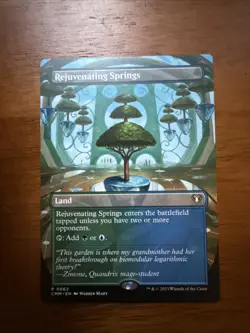 Rejuvenating Springs (Borderless) Commander Masters Regular - Image 1