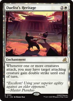 Duelist's Heritage #153 NM Avatar: The Last Airbender Eternal TLE Magic MTG - Image 1