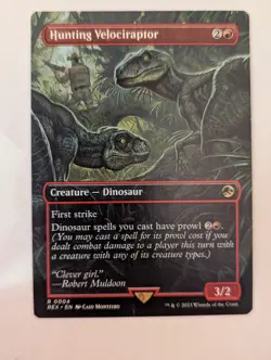 Hunting Velociraptor - Borderless Near Mint - Image 1